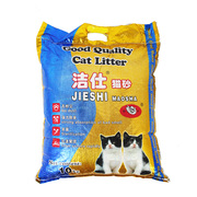 洁仕猫砂10公斤20斤 无尘除臭膨润土结团猫沙宠物用品10kg