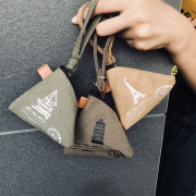 韩国可爱儿童男女帆布包复古粽子包零钱包可爱创意钱包硬币钥匙包