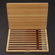 NEWREA新锐 A级蛇纹木不锈钢筷子 免费私家定制 属于自己的筷子