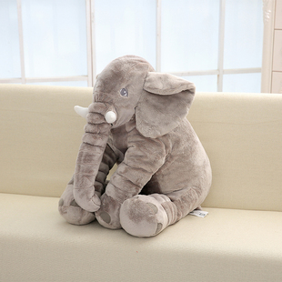 ins大象毛绒玩具公仔抱枕被子，两用空调毯子宝宝，陪睡安抚玩偶礼物