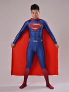 超人紧身衣最超人，cosplay服装莱卡弹力，zentai英雄紧身衣定制