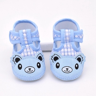 0-1岁婴儿鞋春秋季软底学步鞋6-12个月，男女宝宝布鞋新生儿鞋单鞋