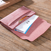 材料包 擦蜡皮日系简约卡包 DIY自己手工缝线零钱包 支持刻字