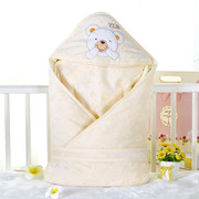 新生儿包被冬季纯棉春秋加厚款宝宝用品脱胆小婴儿抱被被子初生可