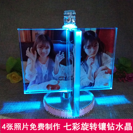 水晶旋转风车