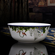 景德镇骨瓷面碗6英寸精美碗厨房碗盘餐具套装单碗套装