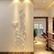 3D立体水晶亚克力墙贴客厅餐厅玄关房间室内家居装饰品创意画
