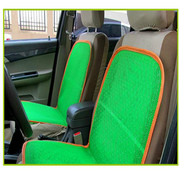 夏季汽车坐垫绿网凉垫单片塑料坐垫透气小车货车面包车通用坐垫