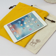苹果新ipadmini4保护套，小米平板3电，脑壳防摔布袋棉麻绒布袋