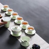 茶先生描金手工功夫茶杯家用整套功夫茶具青瓷品茗杯茶洗盖碗茶壶
