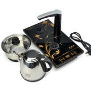 电磁快速炉自动加水四合一电热茶炉整套功夫，茶具配件三合一烧水壶