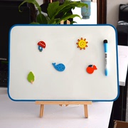 儿童画画板磁性双面写字板宝宝玩具，绘画涂鸦可擦小白板挂式支架式