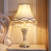 欧式台灯时尚创意客厅美式法式结婚婚房卧室婚庆，遥控可调光床头灯