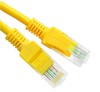 超五类成品网线纯铜黄色电脑网络连接线 ADSL路由器网络连接线