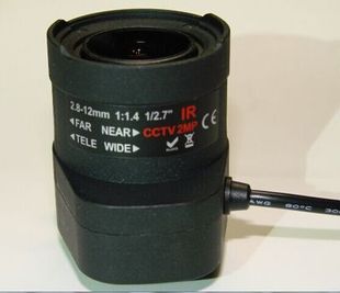 精工网络监控镜头200万2.8-12mm手动变焦自动光圈高清机cs接口