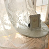 定制纯白色丝绒窗帘纱，欧式客厅卧室落地窗半透纱帘，阳台飘窗纱成品