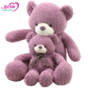 大号紫色泰迪熊毛绒公仔抱抱熊大熊熊1.6米熊猫，娃娃玩具玩偶公仔