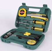 车险工具12件套工具箱 家用工具盒家庭工具套装组合工具