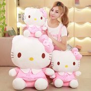 正版hellokitty公仔大号凯蒂猫毛绒玩具KT猫布娃娃结婚生日礼物女