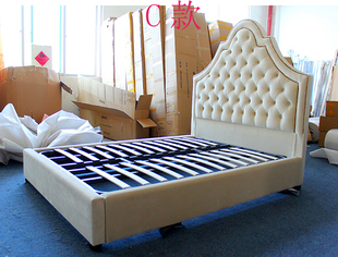 定制软体床软包床，布艺双人床单人床榻榻米，床皮艺简约1815sb8