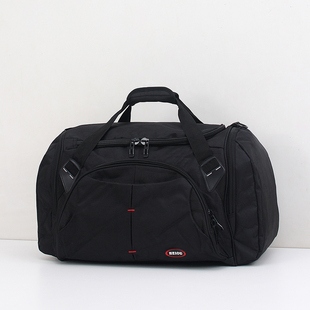 大容量男士黑色出差行李包手提单肩斜跨旅行包旅游包出行包旅行袋