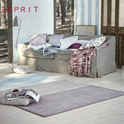 esprit北欧简约现代客厅卧室茶几长方形，条纹家居地毯地垫