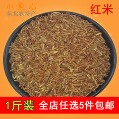 红米500克 东北特产农家自产红粳米红糙米新米五谷杂粮满