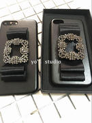 复古水钻黑色，适用于苹果12xs手机壳iphone11promax蝴蝶结，女保护套