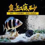 鱼缸装饰布景底砂珊瑚石子菲律宾砂海沙子三湖慈鲷造景细白沙套餐
