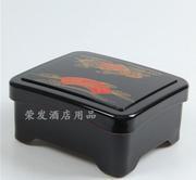 鳗鱼饭盒寿司料理便当盒单层带盖日式便当盒点心外卖盒送餐盒