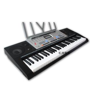 专业演奏型853电子琴多功能，成人61仿钢琴键盘力度ym853带琴架