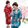 日本女式正装裙礼服长款浴袍，睡衣动漫樱花，cos写真和服女装夏
