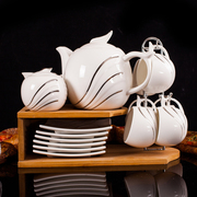 欧式茶具套装家用下午茶茶具，陶瓷咖啡杯套装英式花茶，杯子结婚送礼