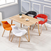 小圆桌方桌子实木餐桌伊姆斯桌北欧现代简约餐桌椅组合咖啡桌洽谈