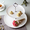 陶瓷果盘糖果架子多层点心盘家用客厅创意欧式糕点盘架零食干果盘