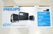 Philips飞利浦2.1声道多媒体台式电脑笔记本音箱低音木质SPA2341