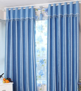 简约现代纯色遮阳窗帘布料隔热防晒紫外线定制工程布成品(布成品)客厅卧室