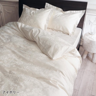 出口日本订单全棉40支贡缎，提花床上用品枕套，被套床单四件套