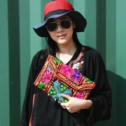 印度手工刺绣花包零钱包，单肩包手拿包女信封包尼泊尔民族风手包女