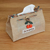 ！手工布艺亚麻餐厅纸巾套北欧宜家纸巾盒创意小抽纸巾套