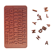 AABB英文小字母硅胶模具 烘焙工具生日蛋糕装饰小字母巧克力模具