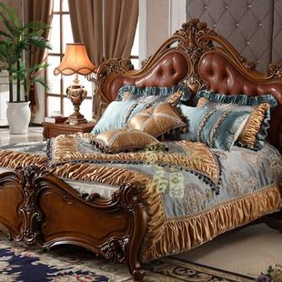 新古典床上用品高档欧式样板房多件套家用法式样板间床品套装定制