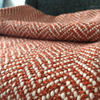 北欧现代橙色橘红色毯休闲毯床尾毯床尾，巾床尾搭毯软装饰品搭巾毯