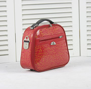 配拉杆箱用 红色小手提包行李箱 箱包12寸化妆包 定型包皮箱