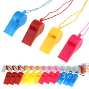 体育用品塑料口哨儿童玩具彩色助威加油裁判搭配球迷足球的哨子20