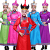 女士蒙古袍春秋日常生活装成人，长款蒙古族舞蹈，演出服婚礼迎宾服