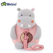 正版Metoo/咪兔儿童牵引包布娃娃书包毛绒玩具儿童玩具双肩背