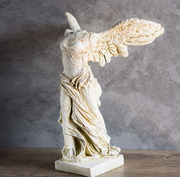 卢浮宫胜利女神欧式软装摆件树脂工艺品天使雕塑装饰摆台