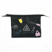 韩版化妆包女潮牌大容量3ce化妆袋涂鸦收纳小便携随身旅行包中包