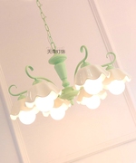 欧式田园客厅陶瓷吊灯地中海，风格卧室吊灯，北欧创意餐厅书房灯具